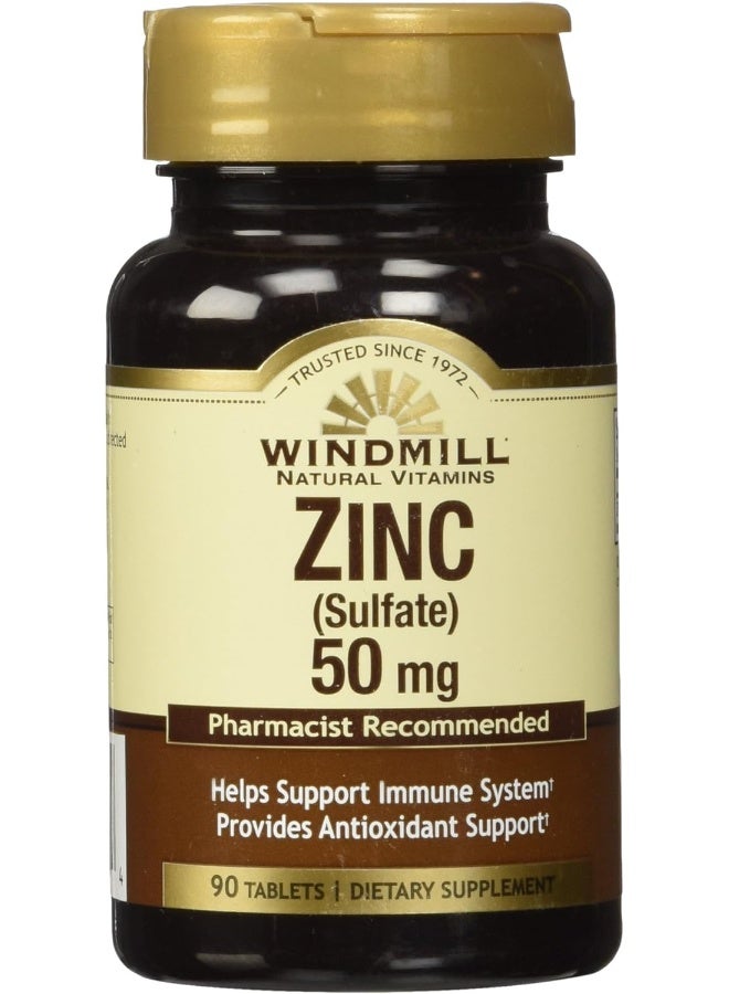 Windmill Zinc Sulfate Tablets, 90 Count - Image 1